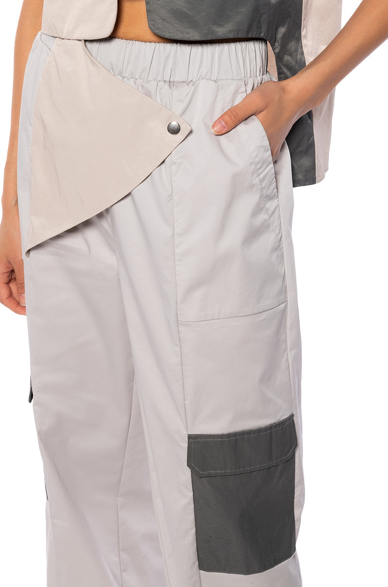 CHARLEE ASYMMETRICAL UTILITY PANT
