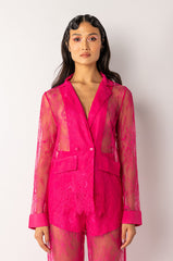 ALL OVER LACE BLAZER