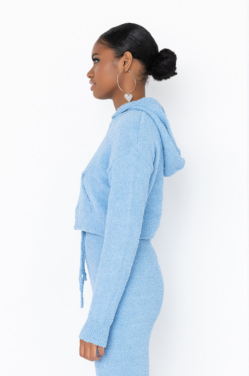 COME THROUGH COZY SWEATSHIRT BLUE