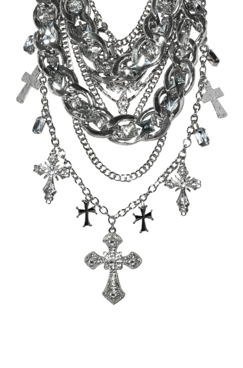 CROSS ME METAL NECKLACE