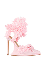 DAMIAN PINK RUFFLE DETAIL PUMP