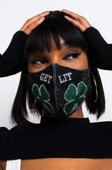 DONT PINCH ME GET LIT FASHION FACE COVER